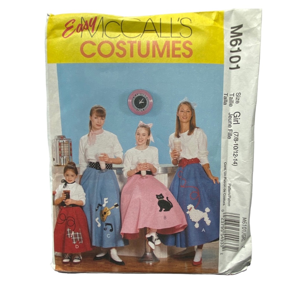 🪡 McCall’s Costume Sewing Pattern 6101 (Girl)
